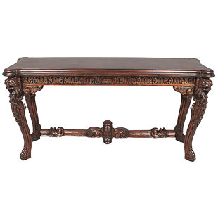 design toscano le piccard bombe console table wayfair design toscano saffron hill console table